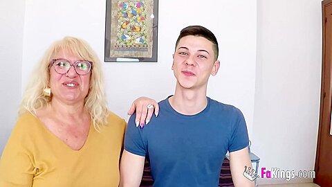 Spanish Granny Knows How To Handle A Young Cock...