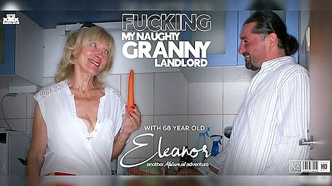 Eleanor Lucky To Fuck My Skinny 68 Year Old Granny Landlord Eleanor In Her House When Her Husband Just Left - Leslie Taylor