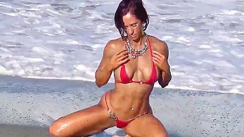 Tanned And Sultry Fitness Mom Toni Andra 4...