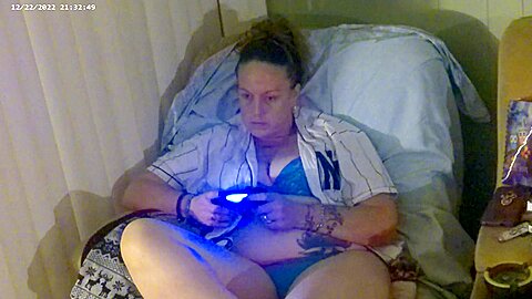 Gamer Girl Smoking Cigarettes In Bra And Panties Part 7 Close Up Visit Her Channel For Other Videos...